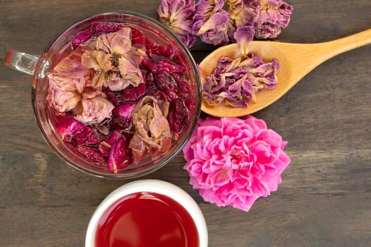 خرید چای گل محمدی